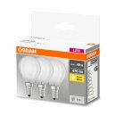 3 x Osram LED Filament Leuchtmittel Tropfen 4W = 40W E14...