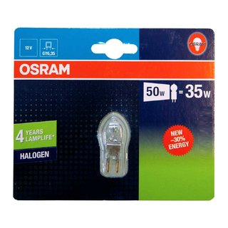 Osram Halogen Stiftsockellampe 12 V / 35 W, 765 lm, 2000h, GY6.35 Sockel, Ø  12mm