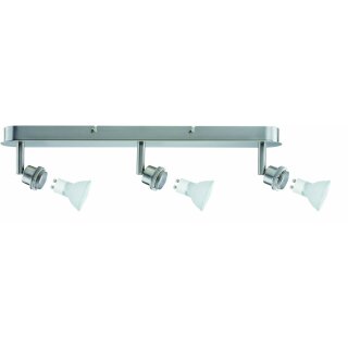 Paulmann Wand- & Deckenleuchte Spotlights Decosystems Eisen gebürstet 3 x 40W GZ10 230V Halogen