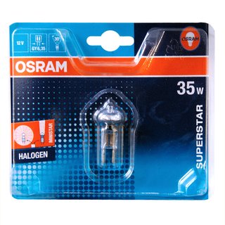 Osram GY6,35 Halogen Ministar Axial Reflektor 35W 12V Halogenlampe Stiftsockellampe warmweiß dimmbar 50035 WFL