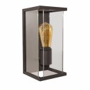 Design Wandleuchte Laterne inkl. LED Spiral Filament Edison Leuchtmittel 5W E27 für Innen & Außen