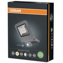 Osram LED Fluter Strahler Endura Flood Sensor 50W dunkelgrau warmweiß 3000K  IP44