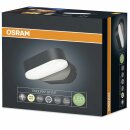 Osram LED Wandleuchte Endura Style Mini Spot I dunkelgrau 8W warmweiß IP44