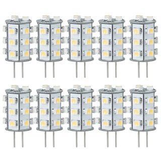 10 x Paulmann LED Leuchtmittel Stiftsockellampe 1W G4 12V warmweiß 3000K