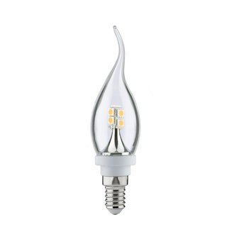 10 x Paulmann LED Leuchtmittel Windstoß Cosy Kerze 2,5W fast 25W E14 klar 200lm warmweiß 2700K