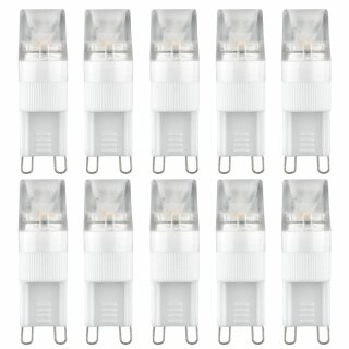 10 x Paulmann LED Leuchtmittel Stiftsockellampe 1,5W G9 230V warmweiß 2700K