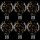 6 x LED Deko Leuchtmittel Kupferkabel Globe G125 2,2W = 13W E27 klar extra warmweiß 2200K