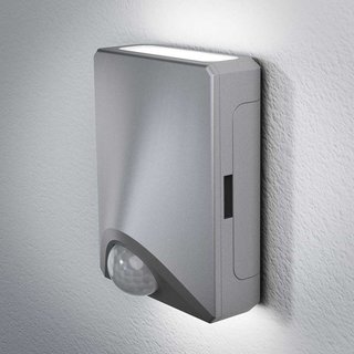 Osram Door LED UpDown Leuchte Silber Bewegungsmelder Sensor Kaltweiß Innen & Außen IP54