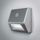 Osram LED Nightlux Stair Batterie Leuchte Treppenlicht Stufenleuchte Silber Bewegungsmelder Sensor Kaltweiß