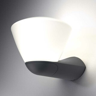 Osram LED Wandleuchte Endura Style Latern Bowl 7W dunkelgrau warmweiß IP44