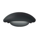 Osram LED Wandleuchte Endura Style Cover 12W dunkelgrau warmweiß IP44