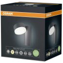 Osram LED Wandleuchte Außen Endura Style Spot Round dunkelgrau 12W warmweiß IP44