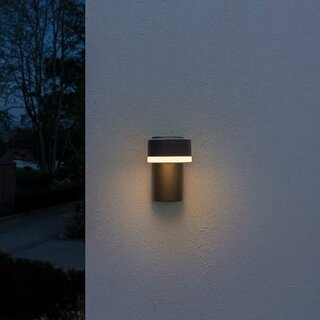 Osram LED Wandleuchte Außen Endura Style Spot Round weiß 8W warmweiß IP44