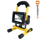 LED Akku Strahler 10W Handlampe Arbeitsleuchte Baustrahler IP65 Fluter Baulicht