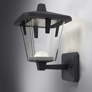 Osram LED Wandleuchte Außen Endura Style Lantern Classic Up dunkelgrau 10W warmweiß IP44