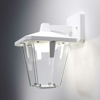 Osram LED Wandleuchte Außen Endura Style Lantern Classic Down weiß 10W warmweiß IP44