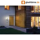 Osram LED Wandleuchte Außen Endura Style Lantern Modern dunkelgrau 12W warmweiß IP44