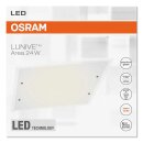 Osram LED Wand- & Deckenleuchte Weiß Lunive Area 40x40cm 24W 830 warmweiß 3000K