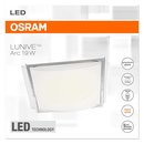 Osram LED Wand- & Deckenleuchte Weiß Lunive Arc Medium 39x30cm 19W 830 warmweiß 3000K
