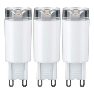 3 x Paulmann LED Leuchtmittel Stiftsockel 2,4W = 21W G9 230V warmweiß 2700K