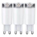 3 x Paulmann LED Leuchtmittel Stiftsockel 2,4W = 21W G9...