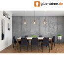 LED Pendelleuchte Vintage Kupfer Käfig 4W E27 Filament Retro Industrie Design Metall Deckenlampe Hängeleuchte