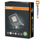 Osram LED Fluter Strahler Endura Flood Sensor 30W dunkelgrau warmweiß 3000K IP44