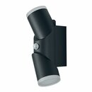 Osram LED Wandleuchte Endura Style UpdownFlex außen dunkelgrau 13W Sensor Bewegungsmelder warmweiß IP44