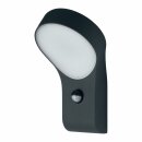 Osram LED Wandleuchte Endura Style WallRound außen dunkelgrau 8W Sensor Bewegungsmelder warmweiß IP44