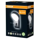 Osram LED Wandleuchte Endura Style WallRound außen dunkelgrau 8W Sensor Bewegungsmelder warmweiß IP44