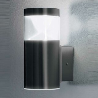 Osram LED Wandleuchte Endura Style Mini Wall außen silber 4W warmweiß IP44