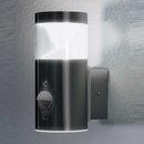 Osram LED Wandleuchte Endura Style Mini Wall außen silber 4W Sensor Bewegungsmelder warmweiß IP44