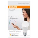 Osram Smart+ LED Leuchtmittel Apple HomeKit E27 RGBW Farbwechsel + warmweiß dimmbar Ersatz für 60W