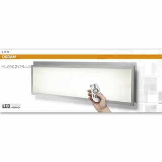 Osram Planon Plus LED Panel mit Aufbaurahmen 120X30 30W CCT Remote 2700K-6500K warmweiß - kaltweiß