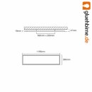 Osram Planon Plus LED Panel mit Aufbaurahmen 120X30 30W CCT Remote 2700K-6500K warmweiß - kaltweiß