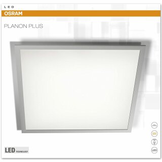 Osram Planon Plus LED Panel mit Aufbaurahmen 60X60 30W warmweiß 3000K