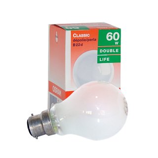 Osram Glühbirne B22d 60W MATT B22 Glühlampe Glühbirnen Glühlampen 60 Watt