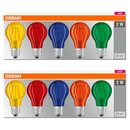 10 x Osram LED Filament Leuchtmittel Birnenform Star...