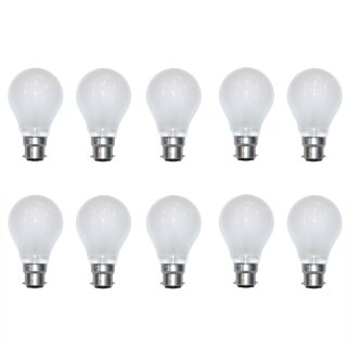 10 x Glühbirne B22d 60W MATT B22 Glühlampe Glühbirnen Glühlampen 60 Watt