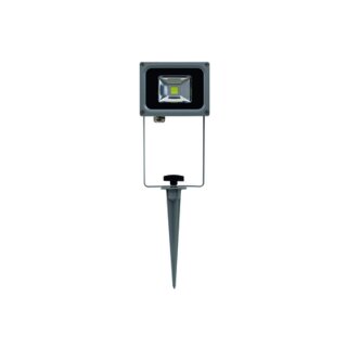 Ritos LEDs Garden LED Strahler mit Erdspieß 10W schwarz Kaltweiß Tageslicht 6500K 1,5m Kabel