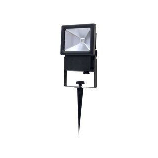 Ritos LEDs Garden LED Strahler Erdspieß 10W schwarz Kaltweiß Tageslicht 6500K 1,5m Kabel