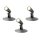 Ritos LEDs Garden 3 x LED Aqua Spot für Teich 3 x 1W schwarz warmweiß 3000K