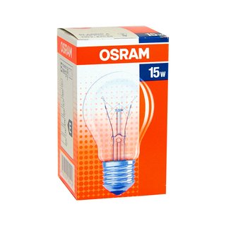 Osram Glühbirne 15W E27 klar Glühlampe 15 Watt Glühbirnen Glühlampen