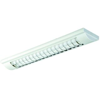 IBV Deckenleuchte Büroleuchte Lampe Wanne 2 x 18W G13 Leuchtstoffröhre 4000K