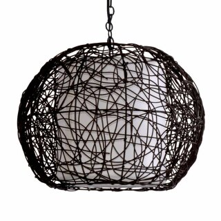 Rattan Pendelleuchte 1 x E27 max 40W