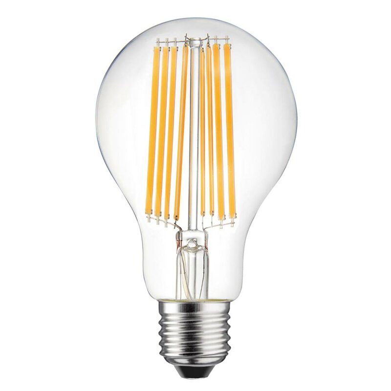 LED Filament Leuchtmittel Birnenform 12W = 110W E27 klar 1500lm warmw