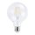 LED Filament Leuchtmittel Globe G95 6W = 60W E27 klar warmweiß 2700K