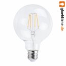 3 x LED Filament Leuchtmittel Globe G95 6W = 60W E27 klar warmweiß 2700K