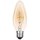LED Spiral Filament Leuchtmittel Kerze 2,5W E27 Gold extra warmweiß 2000K