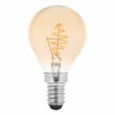 LED Spiral Filament Leuchtmittel Tropfen 2,5W E14 Gold...